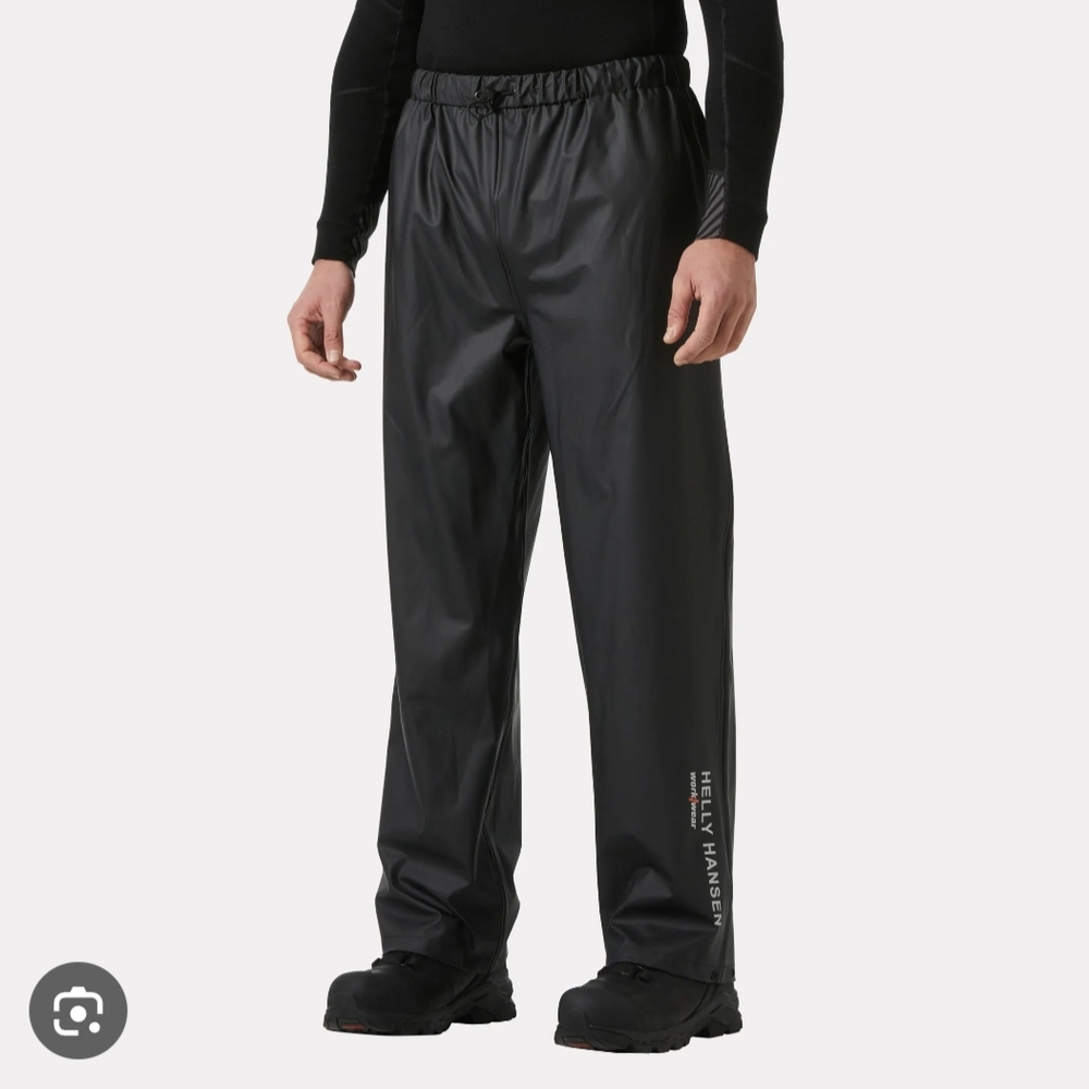 Helly Hansen Workwear M Black Men's Rain Pants Outdoor Vancouver Waterproof